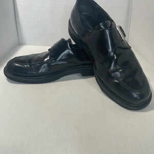 ClayBrooke Men’s Size 10 Monk Strap Black Dress Shoes